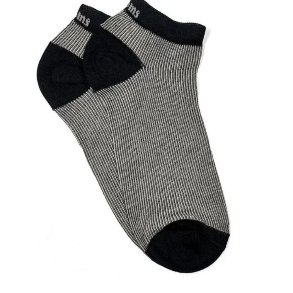 Stems micro striped rib No Show Socks